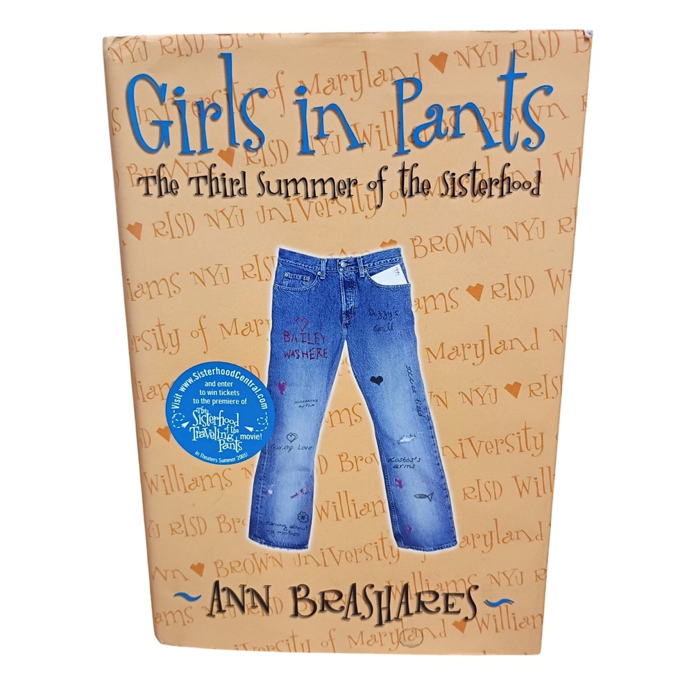 Girls in Pants The Third Summer of the Sisterhood Ann Brashares Hardcover Book